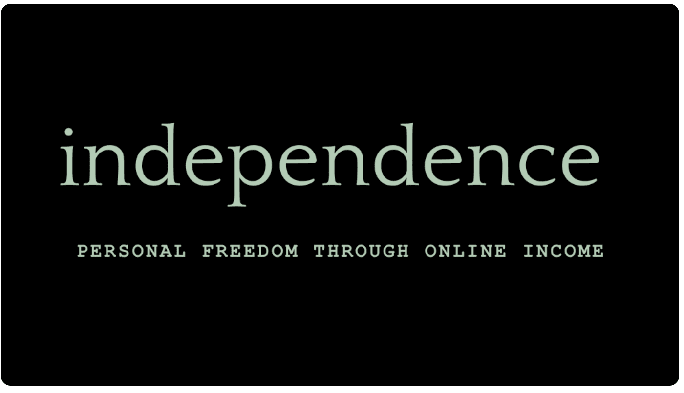 PERSONAL FREEDOM THROUGH ONLINE INCOME